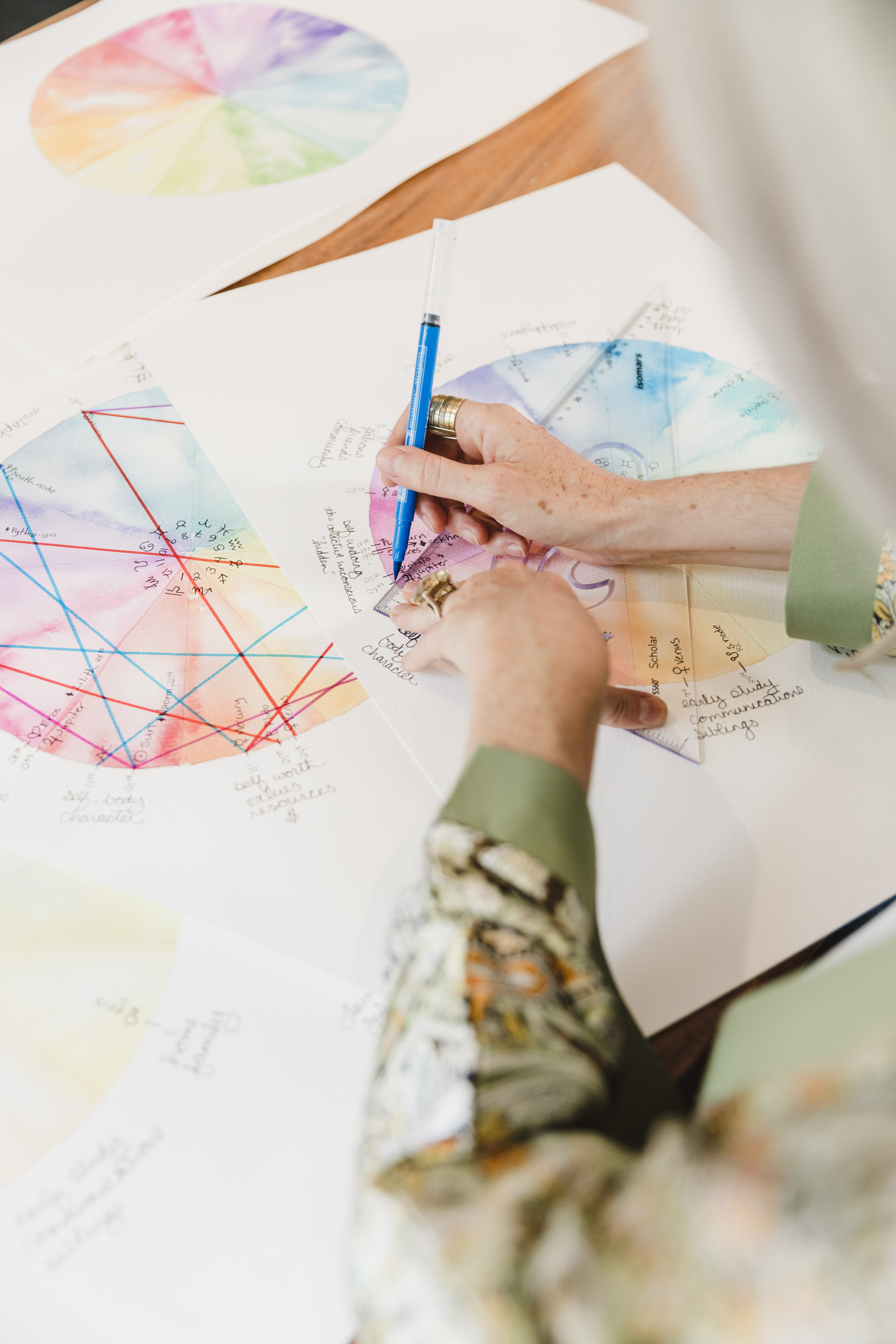 Hand-Painted Natal Illustration